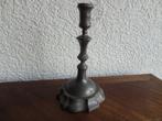 tinnen kandelaar omstreeks 1850 Wiegman Zwolle, Antiek en Kunst, Ophalen of Verzenden, Overige materialen