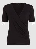 King Louie uni rib cross top zwart maat M, Ophalen of Verzenden, Zo goed als nieuw, Zwart, Korte mouw