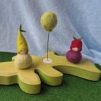 Jaarring steker Vrije School Seizoenstafel popje kabouter, Verzenden, Nieuw, Figuurtje(s)