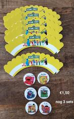 Sesamstraat emoji cupcake prikker, Ophalen of Verzenden, Nieuw, Cupcakes, Versiering