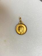 Antieke Franse Medaille H. Maria Lourdes Verguld, Ophalen of Verzenden, Gebruikt, Goud, Overige voorstellingen