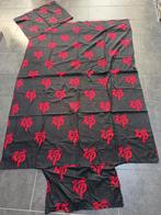 1 persoons dekbedovertrek Knolpower KP zwart rood, Gebruikt, Eenpersoons, Zwart, Dekbedovertrek