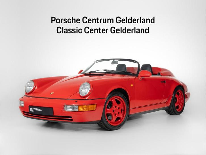 Porsche 911 964 Speedster, Auto's, Oldtimers, Bedrijf, Te koop, ABS, Open dak, Porsche, Benzine, Cabriolet, Handgeschakeld, Rood