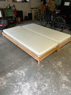 Grenen Stapelbed IKEA Utaker, Huis en Inrichting, Slaapkamer | Bedden, Ophalen, 90 cm, Eenpersoons, Bruin