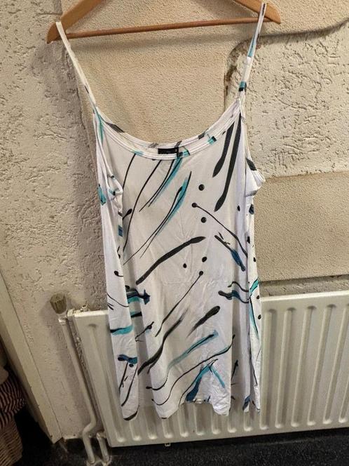 8014 zomerse spaghetti jurk van OPHILIA - maat 3 48/50, Kleding | Dames, Grote Maten, Nieuw, Jurk, Wit, Verzenden