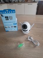 Videocamera bewaking of Babyfoon 360 graden bereik., Kinderen en Baby's, Babyfoons, Ophalen of Verzenden, Zo goed als nieuw