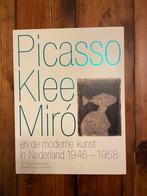 Boek Picasso Klee Miro & moderne kunst in Nederland 1946-‘58, Ophalen of Verzenden, Zo goed als nieuw, Schilder- en Tekenkunst