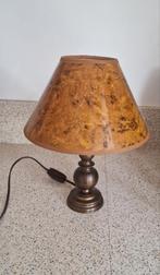 Schemerlamp met bruine kap, Ophalen, Gebruikt, Minder dan 50 cm
