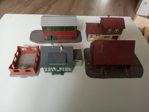 N spoor huisjes, Hobby en Vrije tijd, Modeltreinen | N-Spoor, Gebruikt, Brug, Tunnel of Gebouw, Gelijkstroom of Wisselstroom, Fleischmann