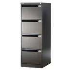 3x Bisley Stalen Archiefkast 4 Lades 47 x 62 x 132cm Zwart, Huis en Inrichting, Ophalen, Minder dan 50 cm, 100 tot 150 cm, Zo goed als nieuw