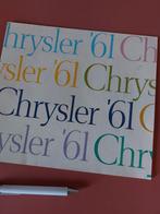 Chrysler 61 Newport,Windsor, Newyorker,en de 300/G., Ophalen of Verzenden