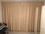 Zeer mooie zachtgele gordijnen (2 x h. 240cm. bij b. 185cm), Ophalen, Overige kleuren, 200 cm of meer, 150 tot 200 cm