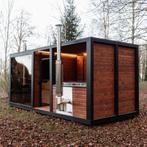 2 IN 1 MODERNE SAUNA EN HOTTUB, Sport en Fitness, Sauna, WellnessWinkel, Info@wellnesswinkel.nl, Complete sauna, Ophalen of Verzenden