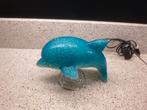 jaren '90 dolfijn tafellamp, Ophalen of Verzenden, Gebruikt, Metaal, Minder dan 50 cm