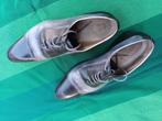 herenschoenen zwart grijs leer Nils Vero Cuoio maat 43, Zwart, Ophalen of Verzenden, Gedragen, Nils