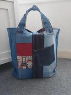 Jeans shopper patchwork, Sieraden, Tassen en Uiterlijk, Tassen | Damestassen, Nieuw, Shopper, Blauw, Verzenden