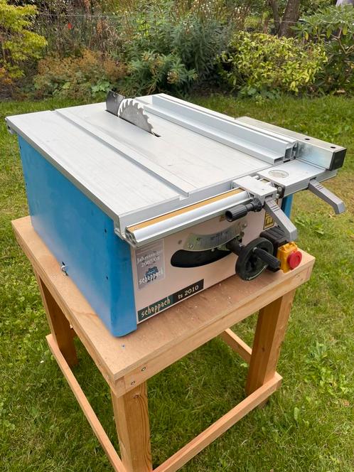 Cirkelzaag / tafelzaag Scheppach ts2010, Doe-het-zelf en Verbouw, Gereedschap | Zaagmachines, Gebruikt, Cirkelzaag, 1200 watt of meer