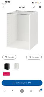 IKEA Metod onderkast met planken 60x60x80, Huis en Inrichting, Ophalen, Gebruikt, Wit, 50 tot 100 cm