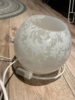 Ikea Tafellamp met Bloemenmotief, Ophalen of Verzenden, Zo goed als nieuw, Glas, Minder dan 50 cm