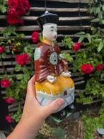 Chinese keizer porselein beeld Chinees aziatisch 27 cm, Ophalen of Verzenden, Zo goed als nieuw, Mens