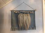 Wandkleed kalkdoek met schapenvacht, Ophalen of Verzenden, Zo goed als nieuw