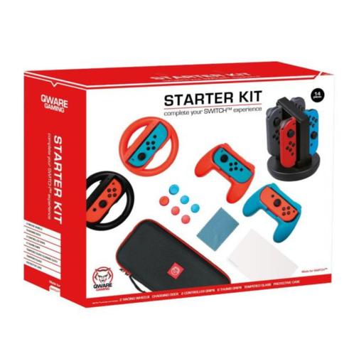 Nintendo Switch Gaming Bundel (Nieuw), Spelcomputers en Games, Spelcomputers | Nintendo Switch, Zo goed als nieuw