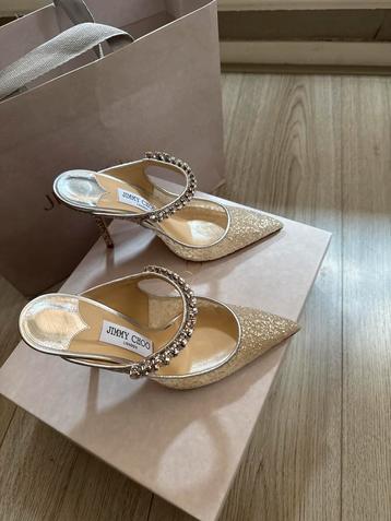 Jimmy Choo Bing 100 | Goud | Nieuw in doos | maat 36 beschikbaar voor biedingen