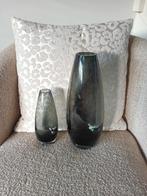 Set van 2 teardrop Smoke vazen, Overige kleuren, Nieuw, Ophalen of Verzenden, Glas