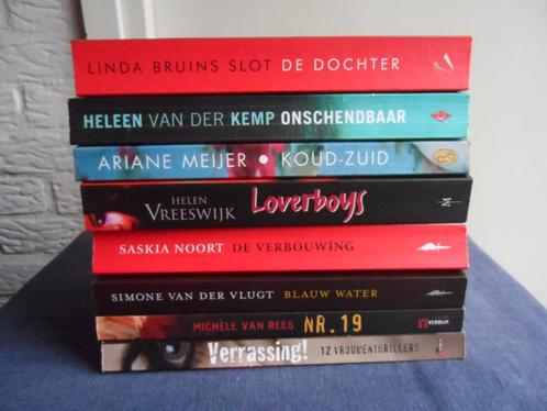 8 Nederlandse thrillers, Boeken, Thrillers, Zo goed als nieuw, Nederland, Ophalen of Verzenden