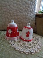2 Vintage Porseleinen Kerst Klokjes ** Mimosa **, Ophalen of Verzenden, Zo goed als nieuw