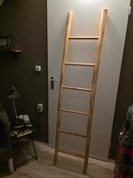 Mooie houten decoratie ladder, Huis en Inrichting, Woonaccessoires | Wanddecoraties, Ophalen, Zo goed als nieuw