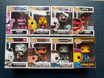 Horror Funko Pops Collectie beschikbaar voor biedingen