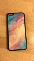 Nieuwe iphobe 6s plus hoes roze blauw geel gemarmerd, Ophalen of Verzenden, Nieuw