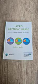 Leren zichtbaar maken - John Hattie, Boeken, Ophalen of Verzenden, Zo goed als nieuw, Niet van toepassing, John Hattie