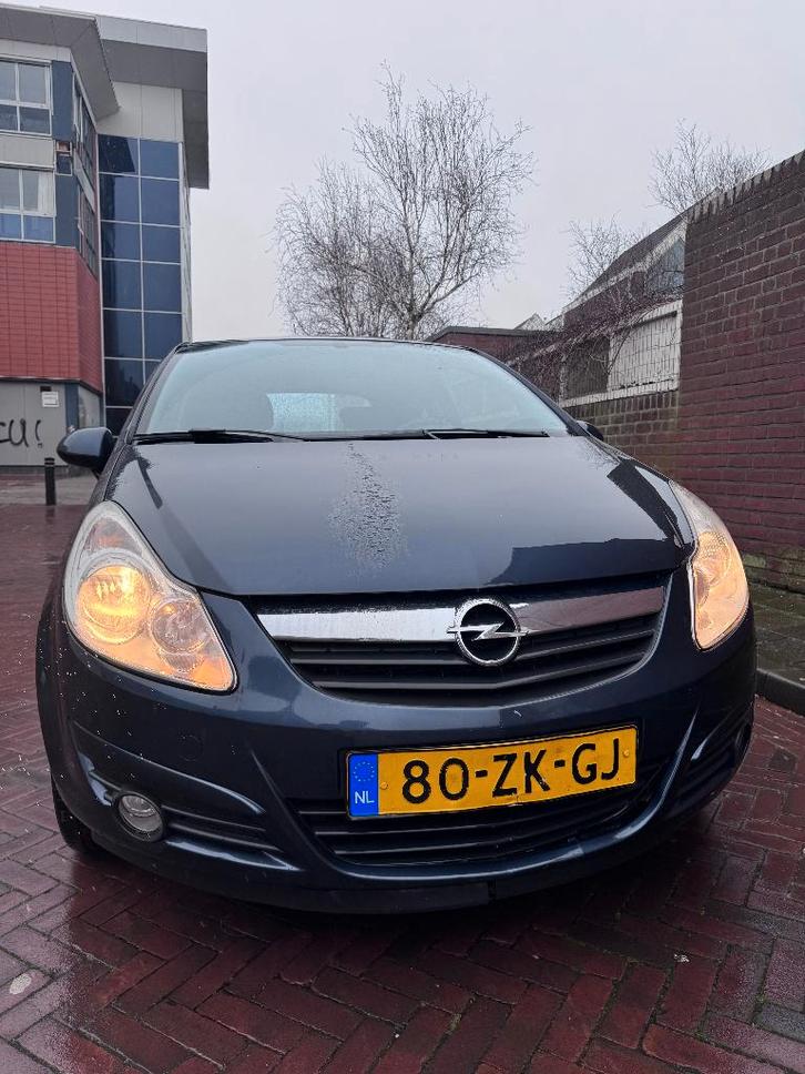 Opel Corsa 2008 Grijs (start niet), Auto's, Opel, Particulier, Corsa, Achteruitrijcamera, Airbags, Airconditioning, Apple Carplay