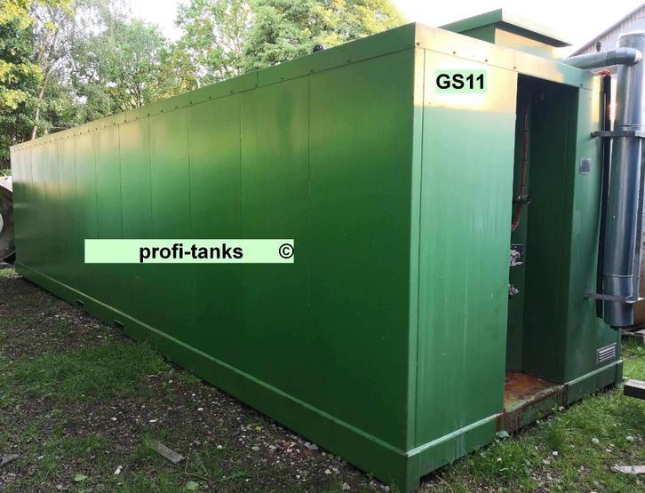 S11 opslagtank 40000 L stalen tank container tank verwarming, Tuin en Terras, Regentonnen, Gebruikt, Metaal, 150 liter of meer