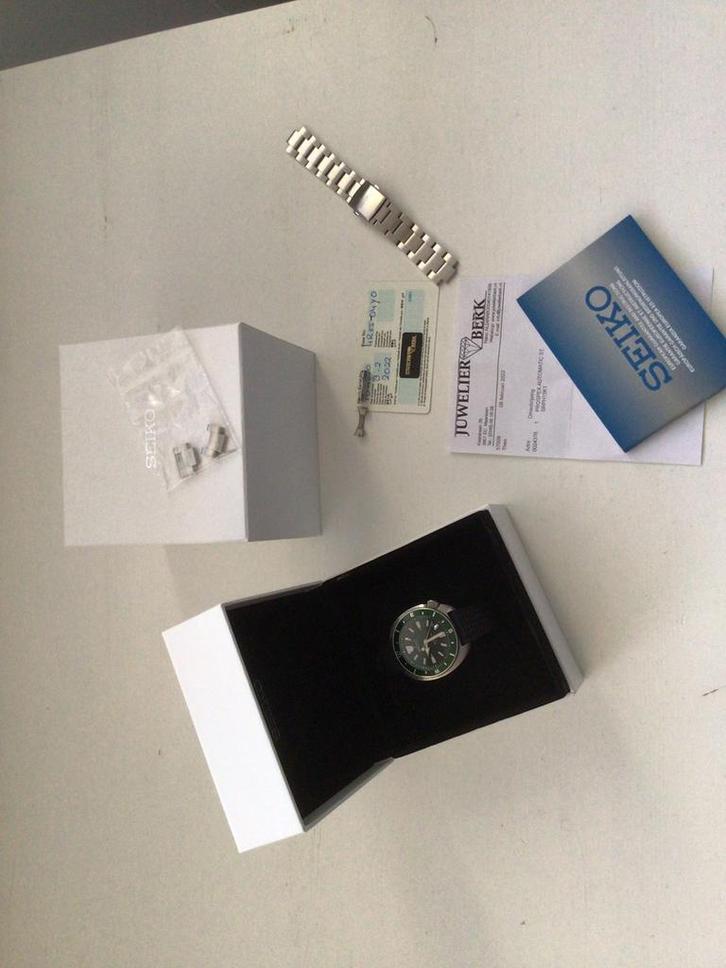 Seiko land turtle nieuw full set incl. Aankoopbon, Sieraden, Tassen en Uiterlijk, Horloges | Heren, Nieuw, Polshorloge, Seiko