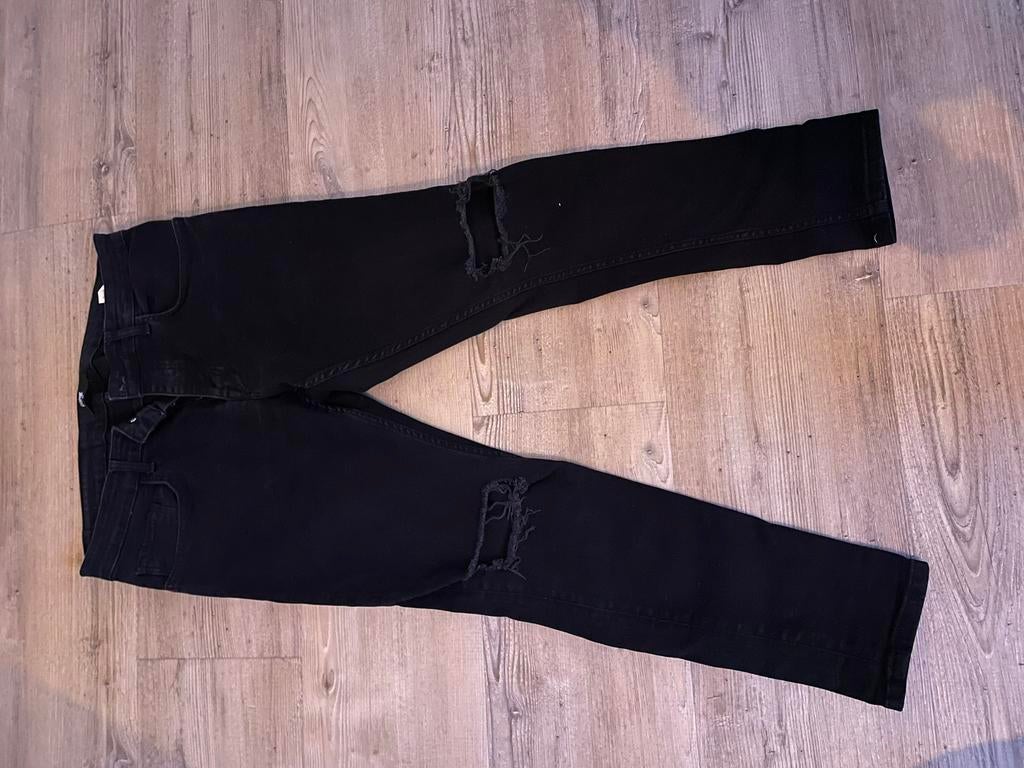 Zwarte spijkerbroek George, Kleding | Dames, Ophalen of Verzenden, Zo goed als nieuw, Zwart, W33 - W36 (confectie 42/44)