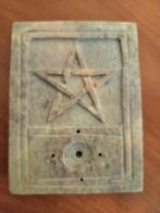 Speksteen Wierookbrander open Pentagram, Ophalen of Verzenden