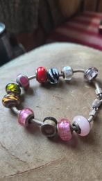 Zilveren Beads Armband, Gebruikt, Ophalen of Verzenden, Met bedels of kralen, Zilver