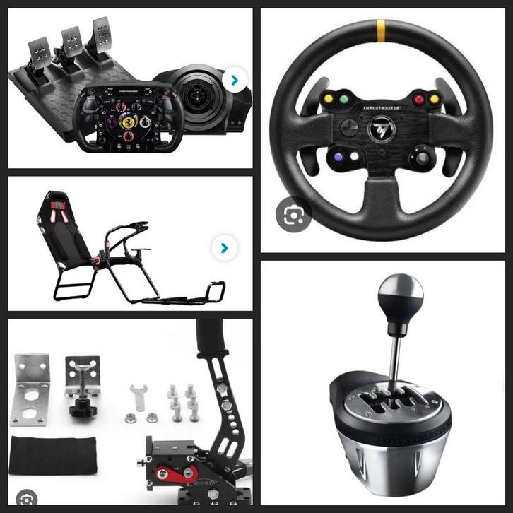 Complete Thrustmaster Race set - Ready 2 play, Spelcomputers en Games, Spelcomputers | Overige Accessoires, Zo goed als nieuw