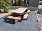 4 Luxe picknicktafel 12 persoons (onderstel), Ophalen, Nieuw, Rechthoekig, Staal