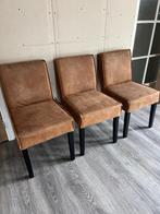 Cognac bruine stoelen van BePure, Ophalen, Gebruikt, Bruin, Drie