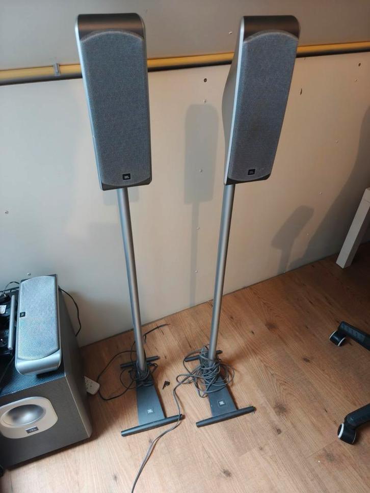 JBL Dolby Surround Speakers + Subwoofer, Audio, Tv en Foto, Luidsprekers, Gebruikt, Complete surroundset, 120 watt of meer, JBL