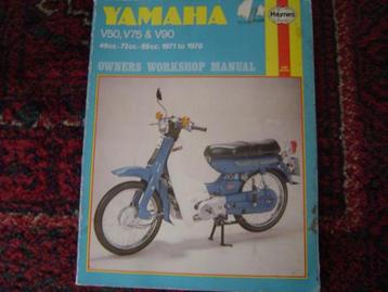 Yamaha V50 V75 V90 1971/1978 werkplaatsboek manual beschikbaar voor biedingen