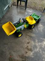 John Deere Tractor Speelgoed voor Kinderen, Ophalen, Gebruikt, Trapvoertuig
