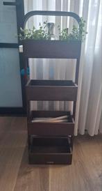 Riviera Maison donker houten organizer Belfast , maat L, Ophalen, Gebruikt
