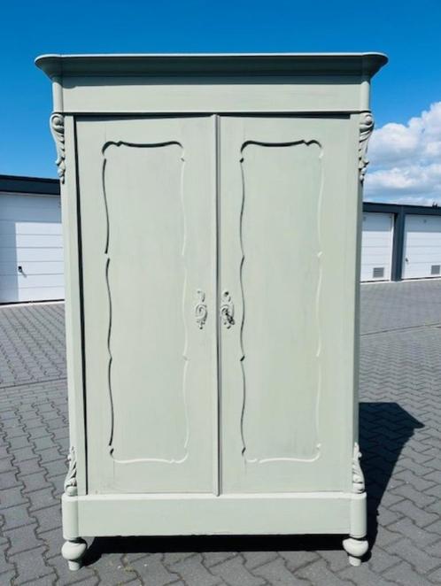 Vintage biedermeier meidenkast kleding linnen leg kind baby, Huis en Inrichting, Kasten | Kledingkasten, Zo goed als nieuw, 200 cm of meer