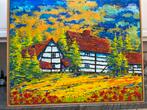 Limburgs Landschap 100x85 cm, Antiek en Kunst, Ophalen