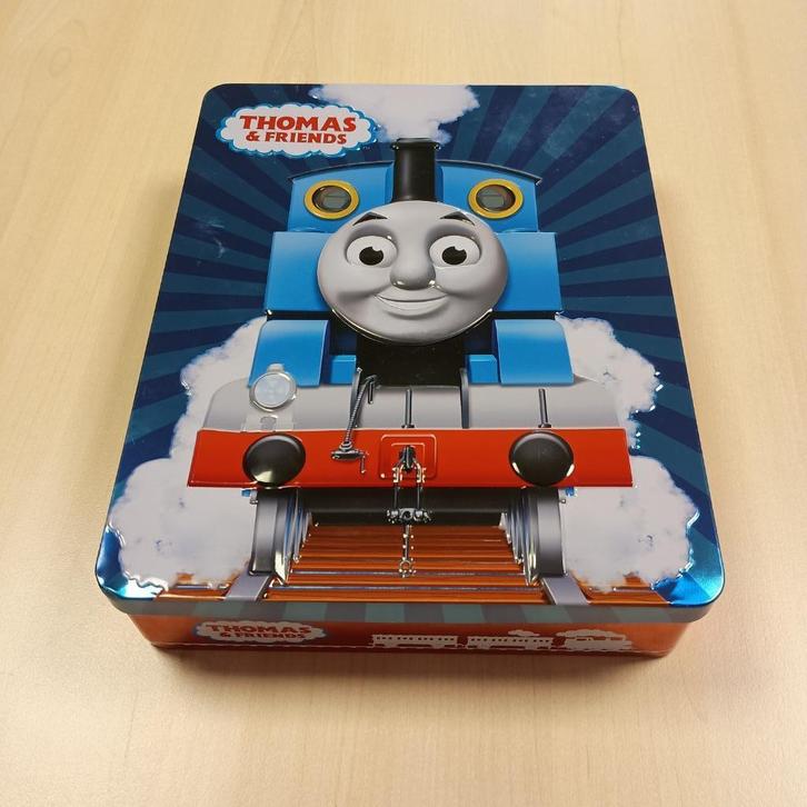 thomas de trein, Verzamelen, Blikken, Gebruikt, Koek(jes), Overige merken, Ophalen of Verzenden
